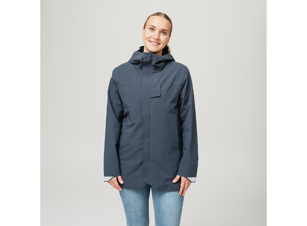 HeatX Heated Oslo Coat Womens L Navy 