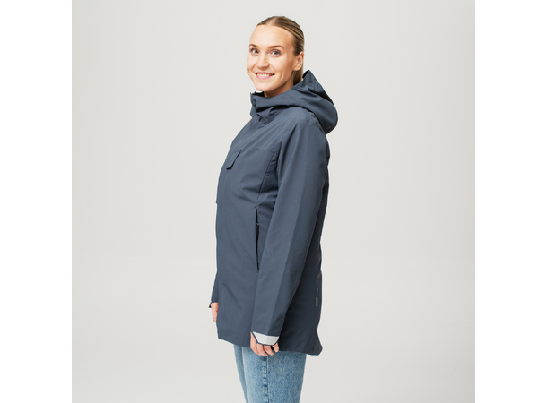 HeatX Heated Oslo Coat Womens L Navy 