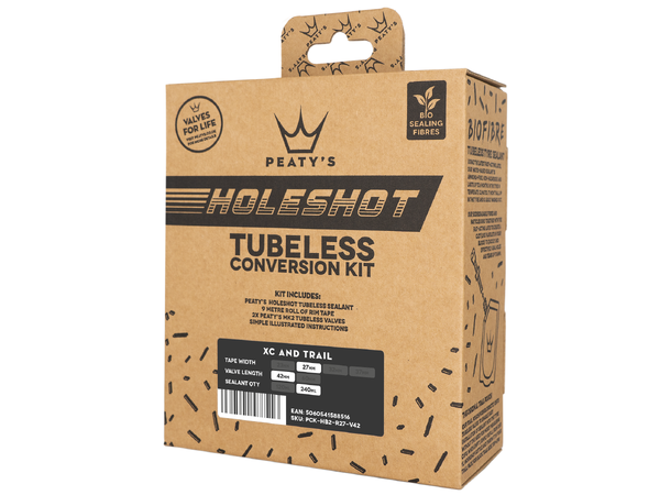 Peaty's Holeshot Tubeless Conversion Kit 27mm - XC / Trail 