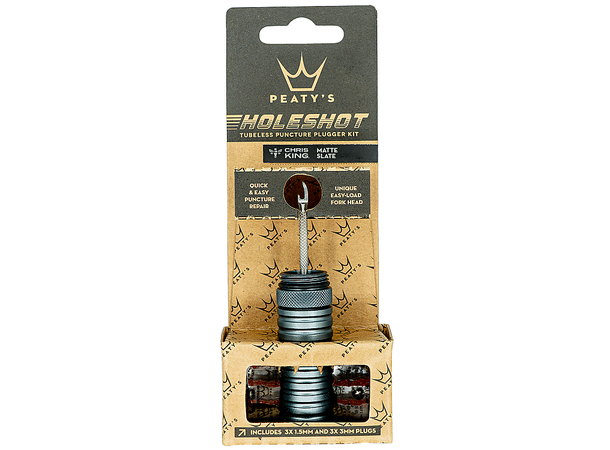 Peaty's Holeshot Tubeless Punc. Plug Kit Slate 