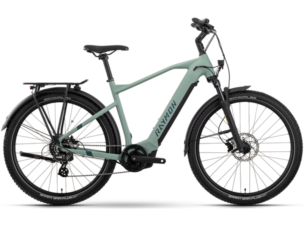 Raymon Tourray Select herre M 27.5", mint/aqua/cotton, PW-S, 630Wh 