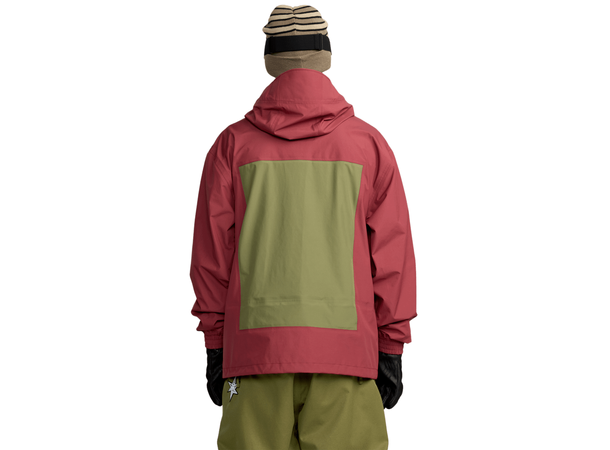 Volcom Arthur 3L Jacket Burnt Red - L 