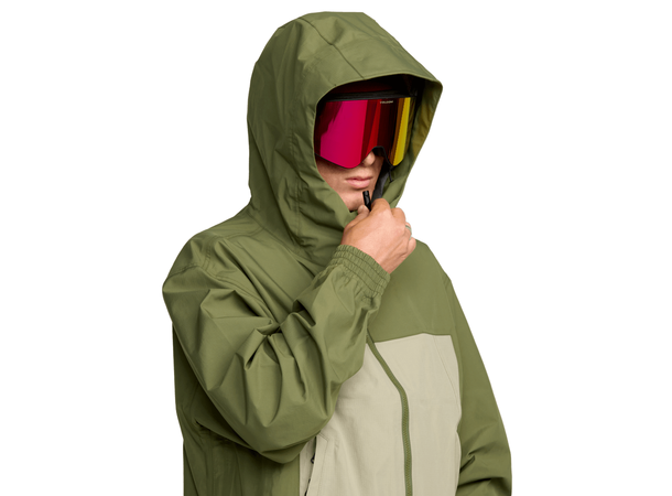 Volcom Arthur 3L Jacket Dark Olive - XL 