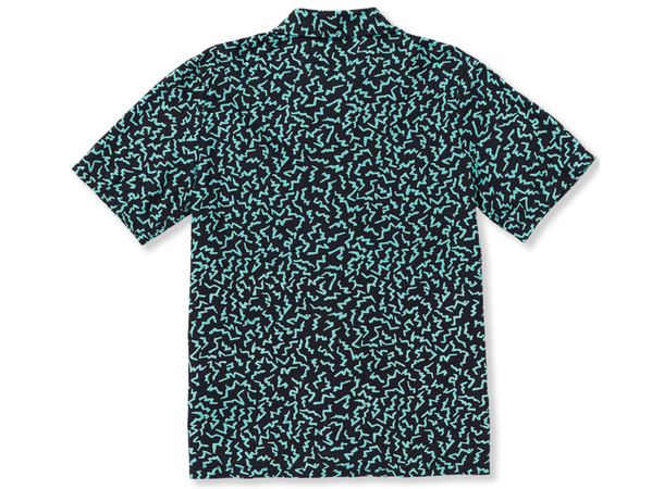 Volcom Asphalt Beach SS Black - L/12år 