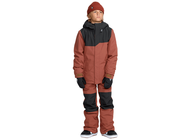 Volcom Barkley Ins Bib Overall Henna - XL/14år 