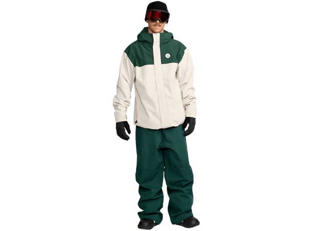 Volcom Buckthreeeighty Jacket Stone - L 