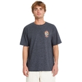 Volcom Draggin Stone HTH SS Tee Heather Black - L