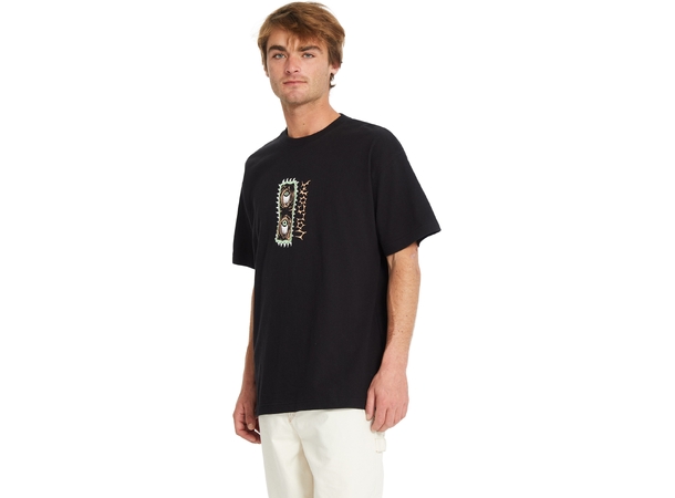 Volcom Eye Rust Loose SS Tee Black - M 