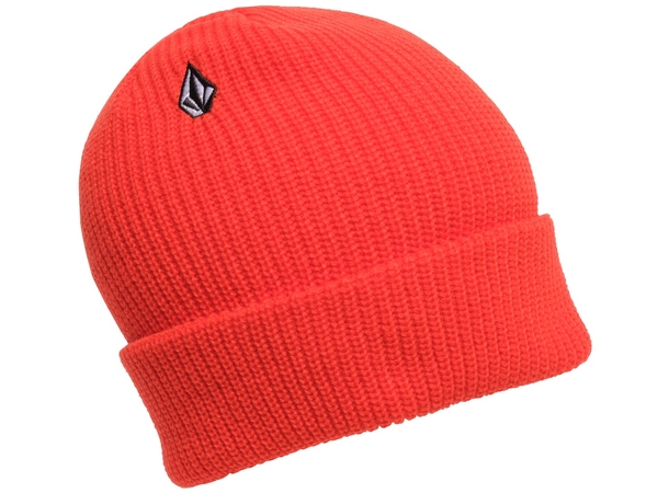 Volcom Full Stone Beanie Bright Red - One Size 