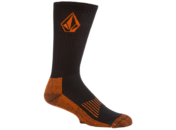 Volcom Workwear Sock 3Pk Black - One Size 
