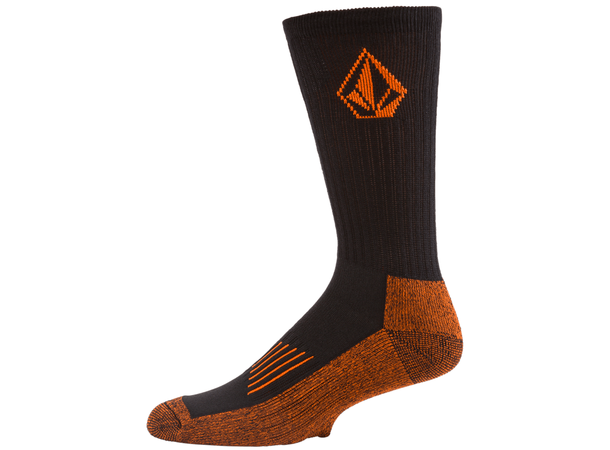 Volcom Workwear Sock 3Pk Black - One Size 