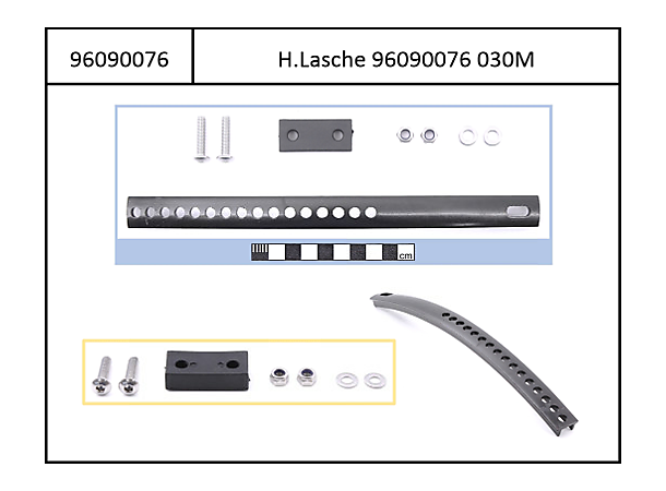 Carrier Montage Kit Standwell for mounting underneath the mudguard 