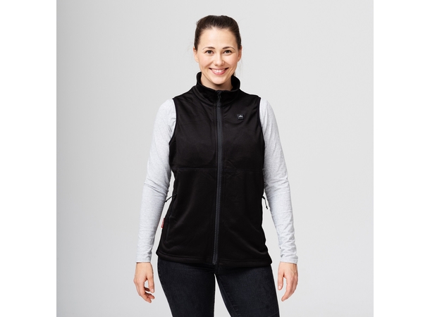 HeatX Heated Fleece Vest Womens M Black 