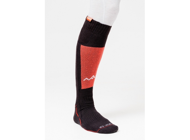 HeatX Heated Technical Socks w/batt. S Red/Black - EU37/39 