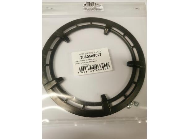 Miranda Kjedebeskytter 38T Sort ink. 5 skruer 