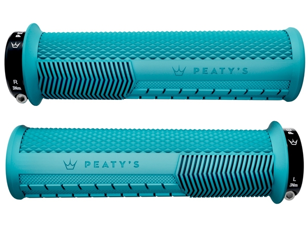 Peaty's Monarch Grip Knurl Thick - Turquoise 