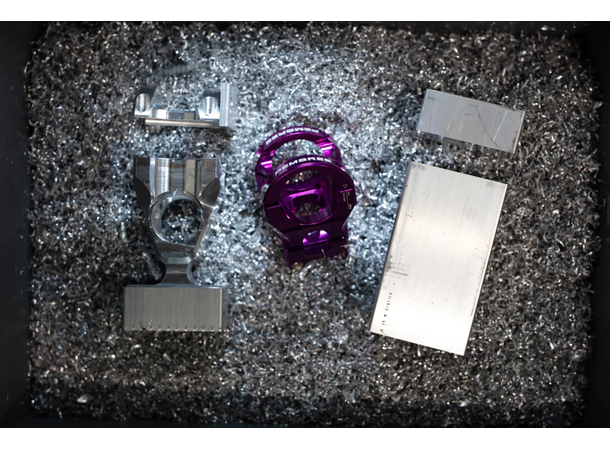 Pembree VFS Stem Silver - 35mm length/35mm handlebar 