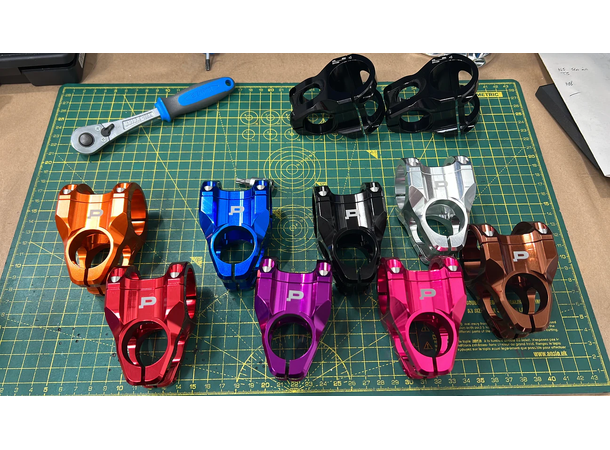 Pembree VFS Stem Silver - 35mm length/35mm handlebar 