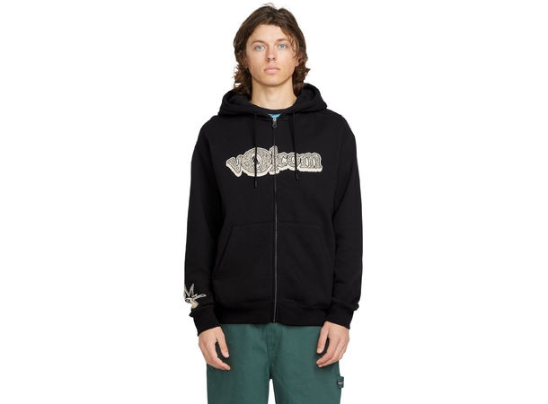 Volcom Ent Zip Black - L 