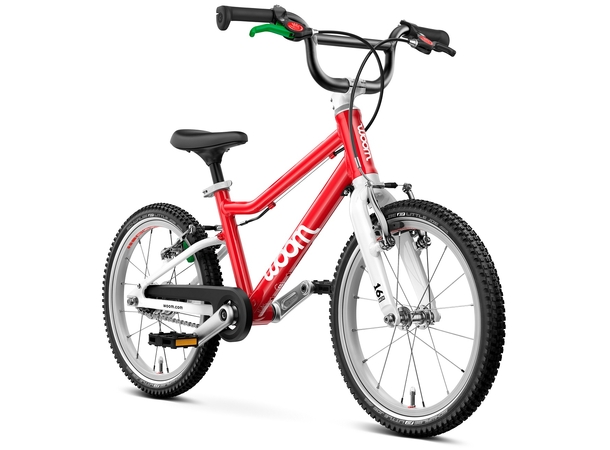 Woom Go 3 Automagic 16" Woom Red 6,1kg, 4-6 år, 105-120cm 