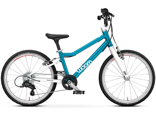 Woom Go 4 20" Metallic Blue 7,8kg, 6-8 år, 115-130cm 