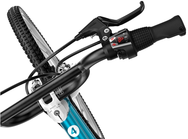 Woom Go 4 20" Metallic Blue 7,8kg, 6-8 år, 115-130cm 