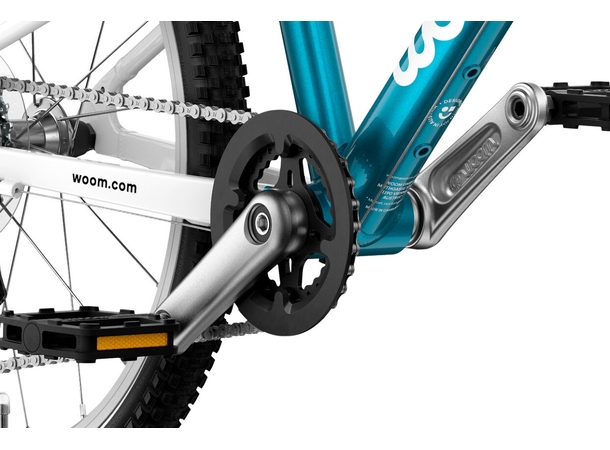 Woom Go 4 20" Metallic Blue 7,8kg, 6-8 år, 115-130cm 