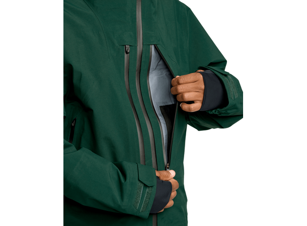 Volcom Anyox Guide Gore Pro Shell Jkt Black Green - L 