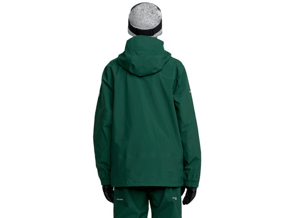 Volcom Anyox Guide Gore Pro Shell Jkt Black Green - L 