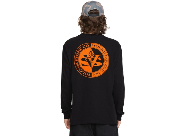 Volcom Excavator LS Tee Black - M 