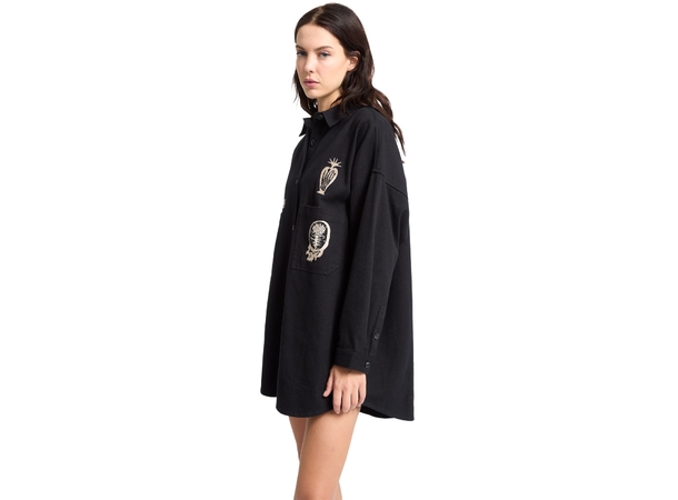 Volcom FA Vaderetro Dress Black - L 