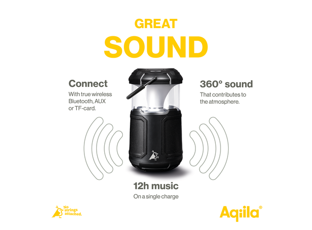Aqiila Soundbird B10 Lantern, Speaker, Powerbank 