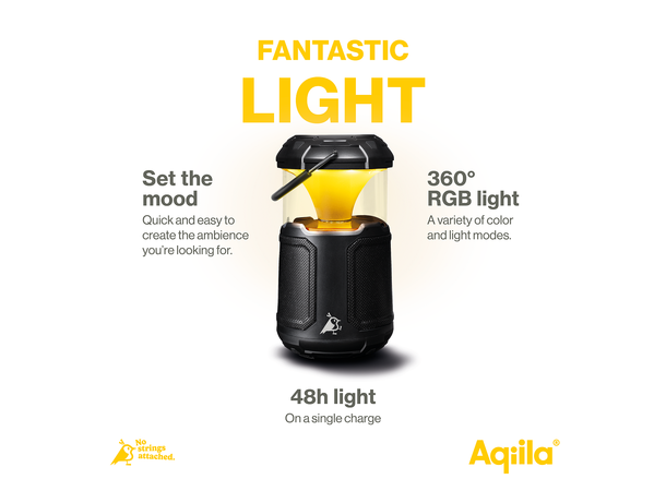 Aqiila Soundbird B10 Lantern, Speaker, Powerbank 