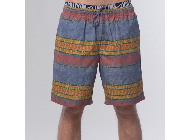 Volcom Delator Printed Short Stormy Blue - XS 