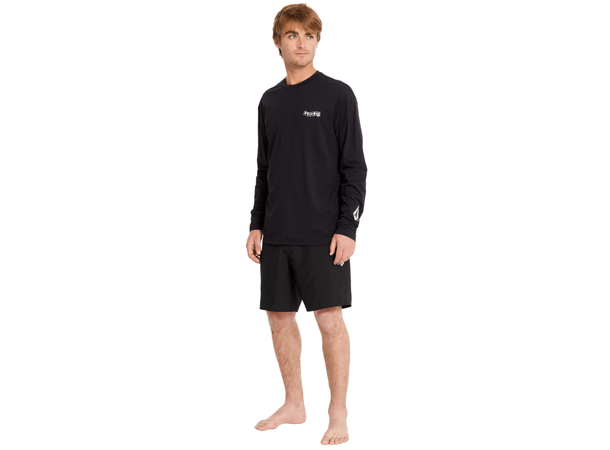 Volcom Pistol Surf LS Tee Black - L 