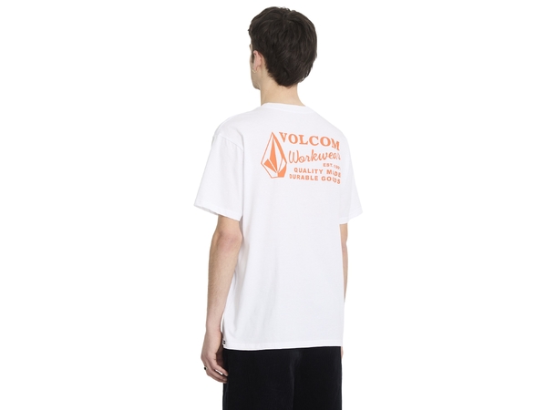 Volcom Workwear SS Tee White Combo - L 