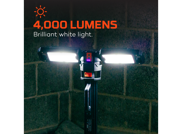 Nebo 4K 2 Head Tripod Light 