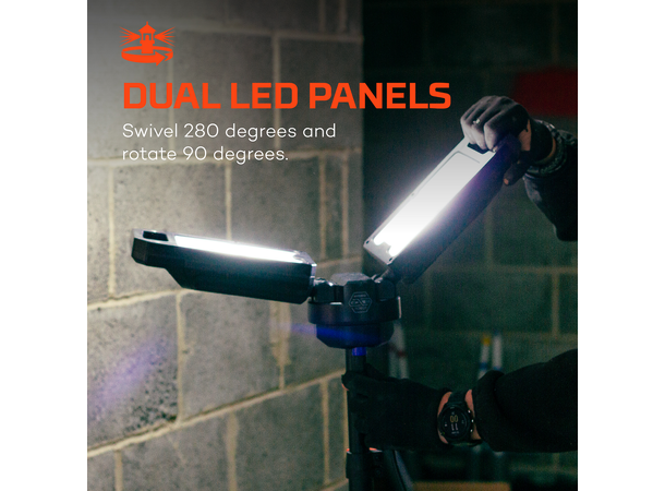 Nebo 4K 2 Head Tripod Light 