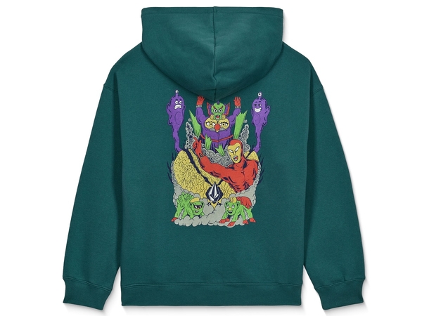 Volcom FA Ben Sanaire Pullover Rifle Green - L/12år 