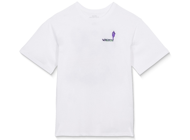 Volcom FA Ben Sanaire Tee 2 White - L/12år 