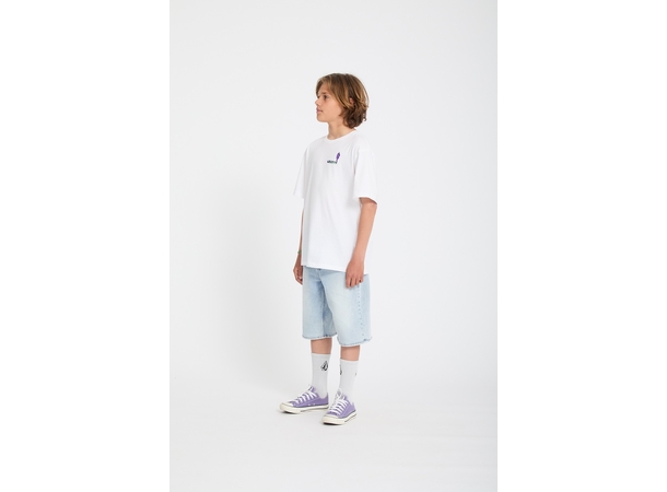 Volcom FA Ben Sanaire Tee 2 White - L/12år 