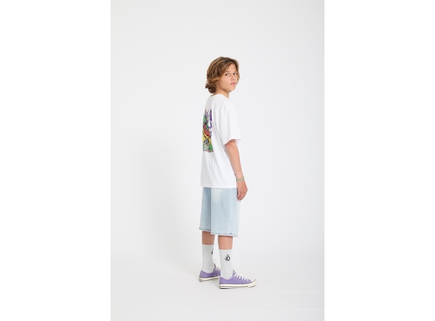 Volcom FA Ben Sanaire Tee 2 White - L/12år 