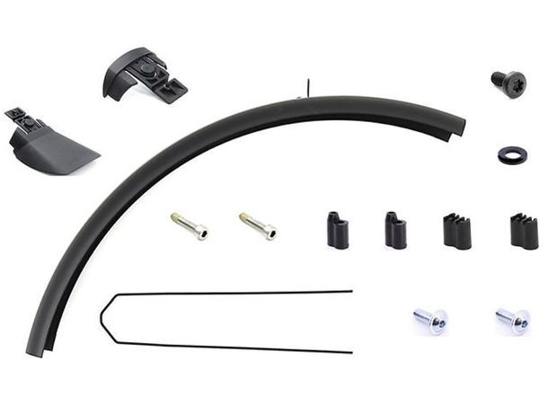 Framskjerm Haibike 27,5", 75mm bredde, ink fester 