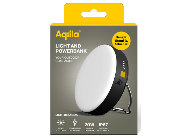 Aqiila Lightbird BL10 Powerbank + Lamp 10k mAh 