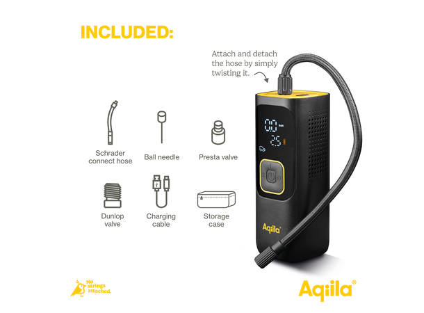 Aqiila Airbird C7 Compressor + Powerbank 