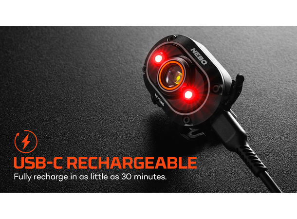 Nebo Mycro 450 Headlamp Black 