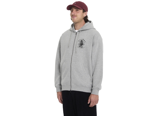 Volcom Catastrophy Zip Heather Grey - L 