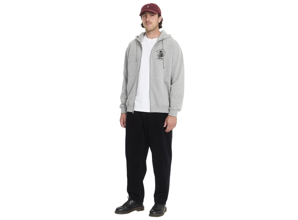 Volcom Catastrophy Zip Heather Grey - L 