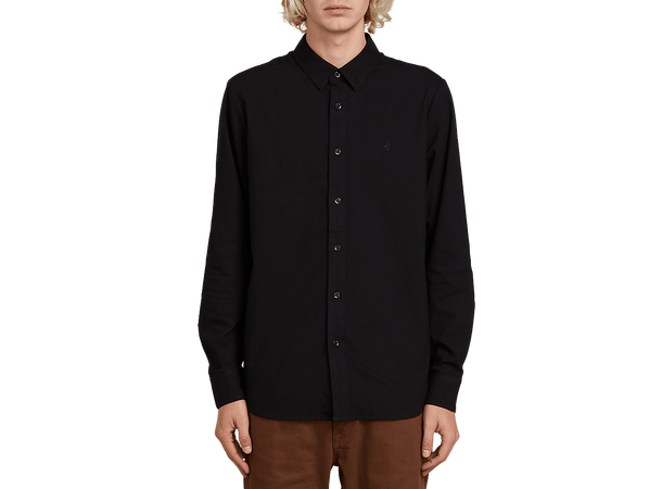 Volcom Oxford Stretch L/S New Black - S 