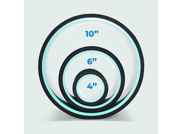 Chirp Wheel 3-pack 4", 6"and 10" 